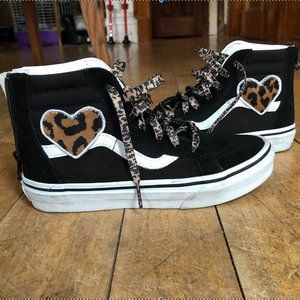 Sk8-Hi Zip Back Kids Sneakers by Vans size 2.5